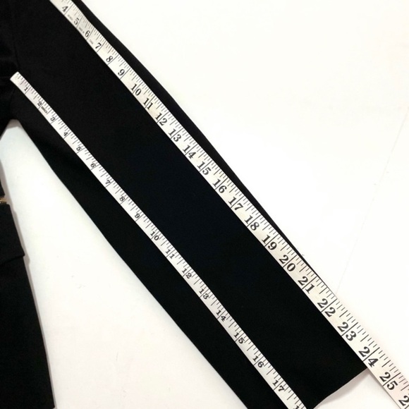 ROBERT RODRIGUEZ Sia Black Crepe Open Front Blazer Sz 6 Career Office Siren - Picture 14 of 15